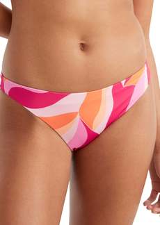 Sanctuary Swim Women's Shell Abstract Cinch Hipster Bikini Bottom