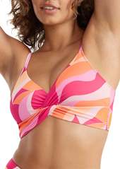 Sanctuary Swim Women's Shell Abstract Twist Bikini Top