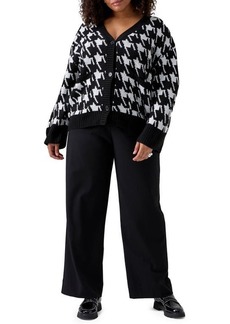 Sanctuary Warms My Heart Houndstooth Cardigan
