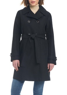 Sanctuary Women's Classic Cotton Blend Trench Coat - Black