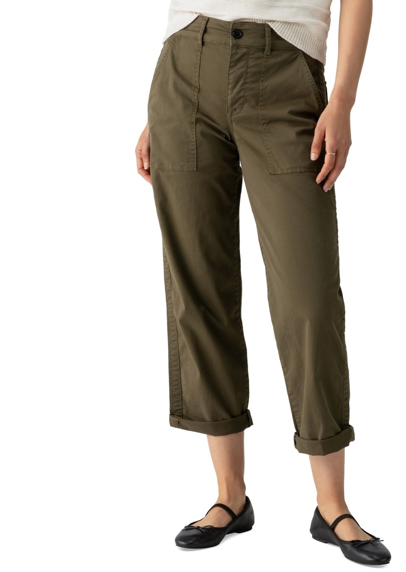 Sanctuary Women's Cuffed Cruiser Chino Pants - Burnt Olive