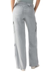 Sanctuary Women's Doheny High-Rise Wide-Leg Cargo Pants - Eucalyptus