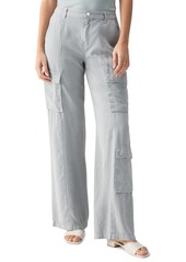 Sanctuary Women's Doheny High-Rise Wide-Leg Cargo Pants - Eucalyptus