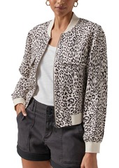 Sanctuary Women's Eve Animal-Print Bomber Jacket - GENTLE SPOTS