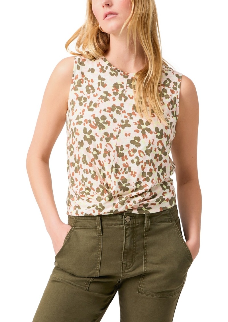 Sanctuary Women's Floral-Print Twist-Front Tank Top - Rose Foliage