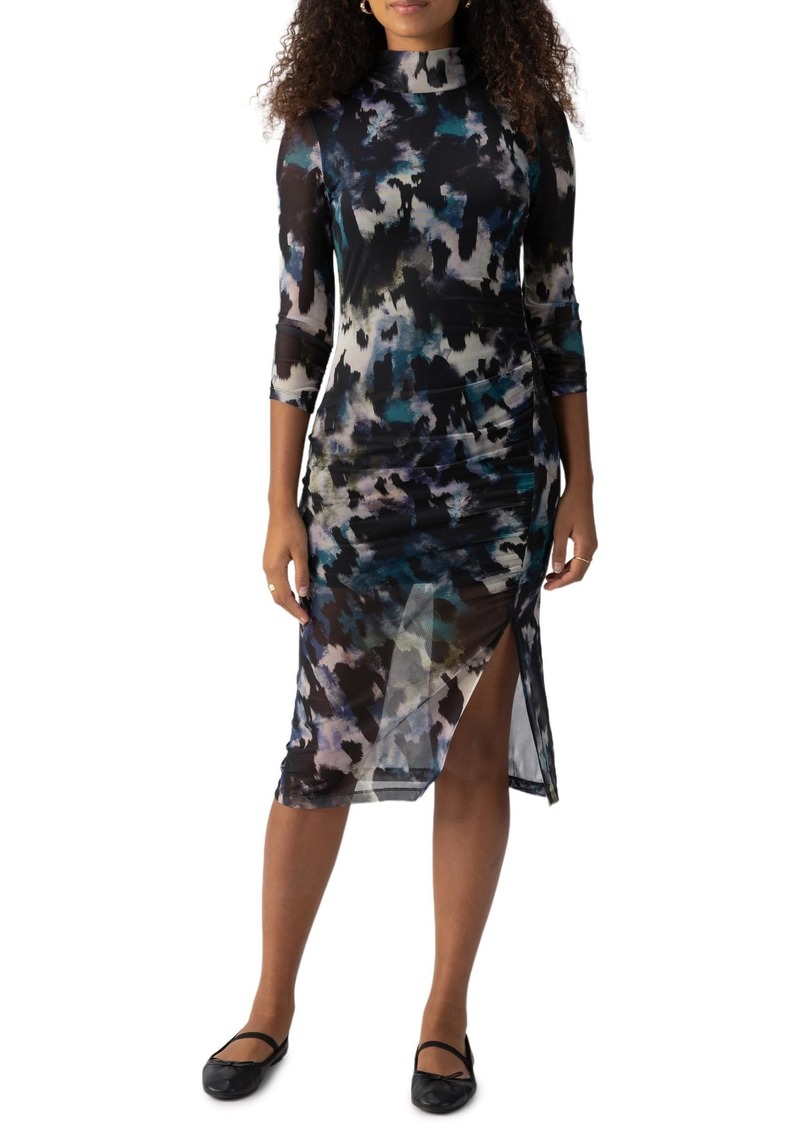 Sanctuary Womens Gather Me Close Mock Dress