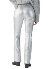 Sanctuary Women's Hayden Metallic Bootcut Pants - Silver