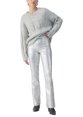 Sanctuary Women's Hayden Metallic Bootcut Pants - Silver