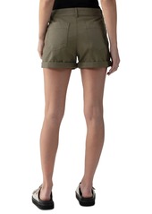 Sanctuary Women's Marine High Rise Rolled-Cuff Shorts - Burnt Olive