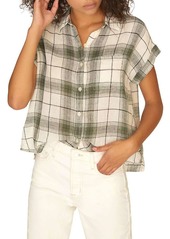 Sanctuary Women's Mod Short Sleeve Boyfriend Shirt