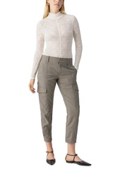 Sanctuary Women's Polished Cargo Pants - Compact Houndstooth