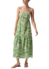 Sanctuary Women's Printed Dropped-Seam Maxi Dress - Cool Palm