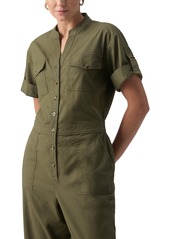 Sanctuary Women's Reserve Short-Sleeve Jumpsuit - Burnt Olive