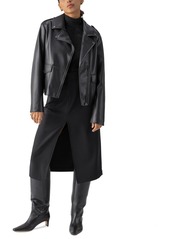 Sanctuary Women's Ryder Faux-Leather Moto Jacket - Black