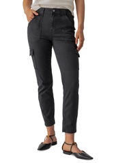 Sanctuary Women's Sculpted Hayden Straight-Leg Cargo Pants - Dark Spruce