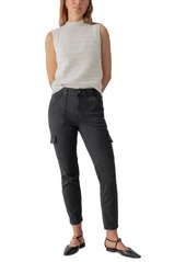 Sanctuary Women's Sculpted Hayden Straight-Leg Cargo Pants - Dark Spruce