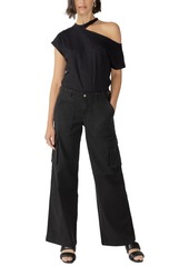 Sanctuary Women's Solid Reissue Straight-Leg Cargo Pants - Black