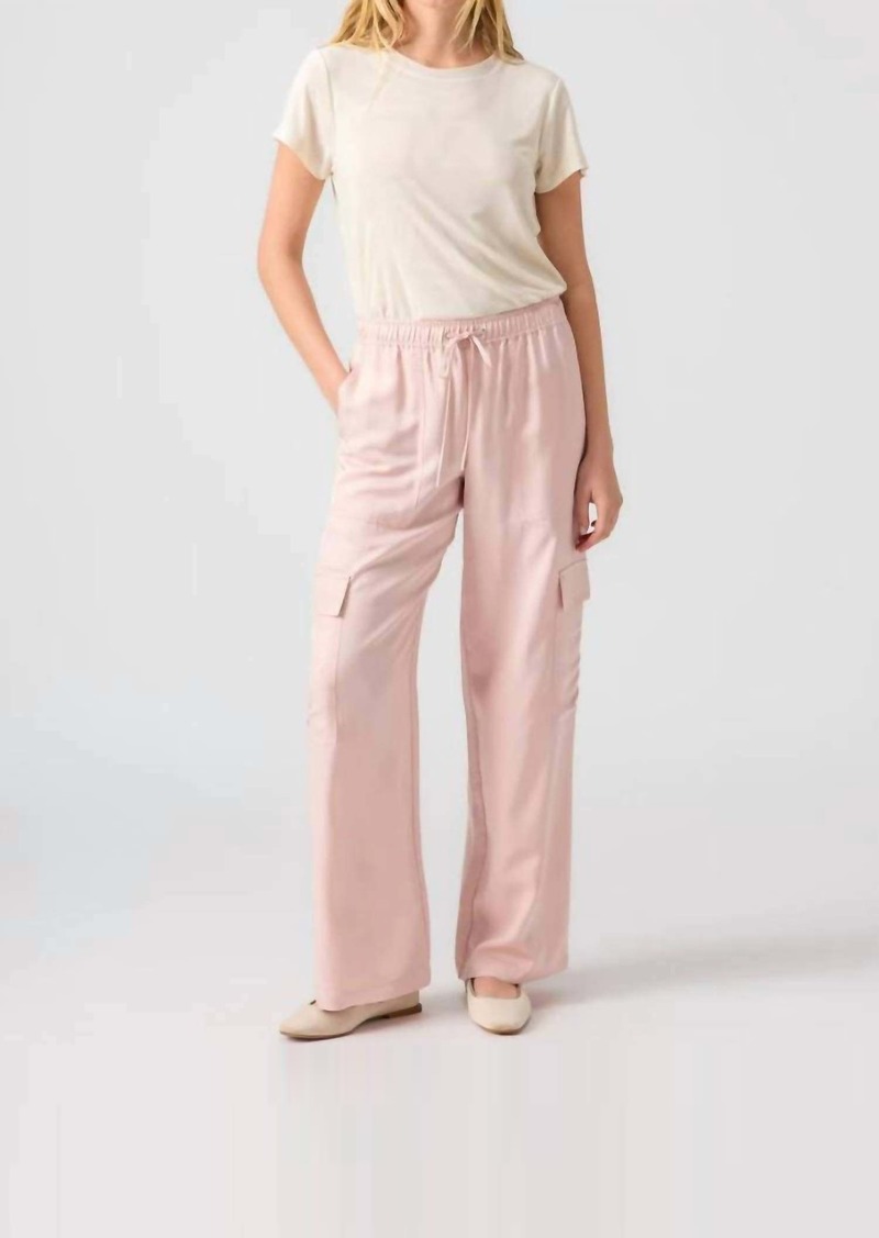 Sanctuary Soft Track Pant In Rose Smoke