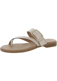 Sanctuary Spring Womens Leather Flip-Flop Slide Sandals
