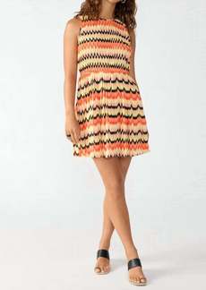 Sanctuary Summer Crochet Mini Dress In Citrus Stripe