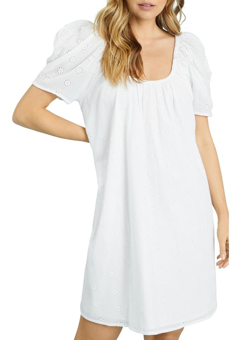 Sanctuary Summer Fling Womens Casual Eyelet Tunic Dress