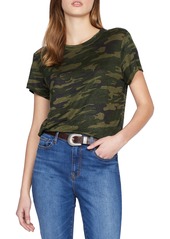 Sanctuary The Perfect Camo Linen Tee in Mother Nature Camo at Nordstrom