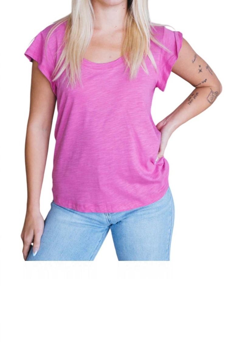 Sanctuary West Side Tee In Wild Pink