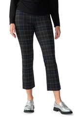 Sanctuary Womens Checkered Mid Rise Straight Leg Pants