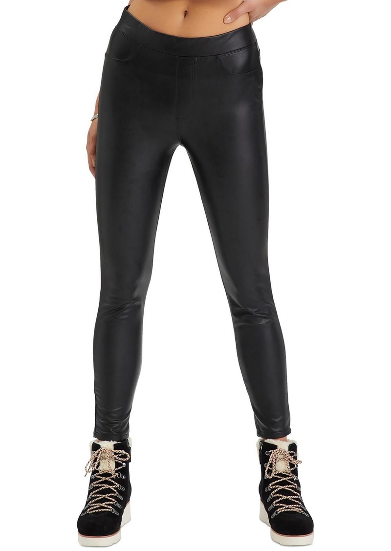 Sanctuary Womens Faux Leather Pull-On Leggings