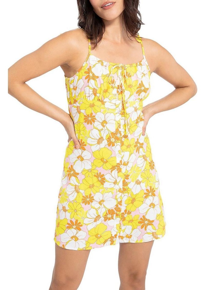 Sanctuary Womens Floral Micro-Mini Slip Dress