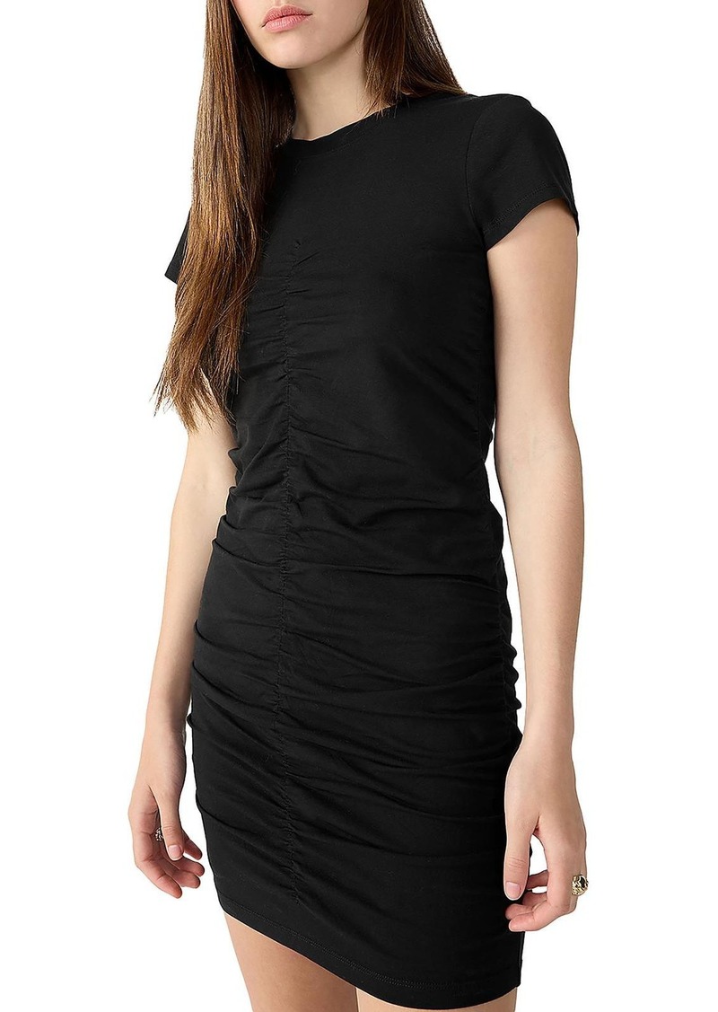 Sanctuary Womens Mini Ruched Shirtdress