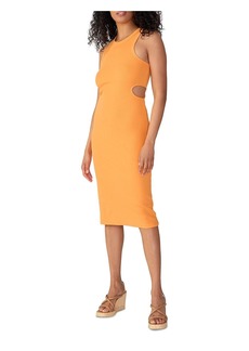 Sanctuary Womens Organic Cotton Knee-Length Bodycon Dress
