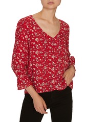 Women's Sanctuary Farrah Floral Button-Up Blouse