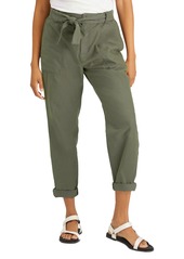 Sanctuary Helious Cotton Blend Sash Pants in Organic Green at Nordstrom