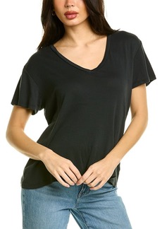 SANDRINE ROSE V-Neck Cashmere-Blend T-Shirt