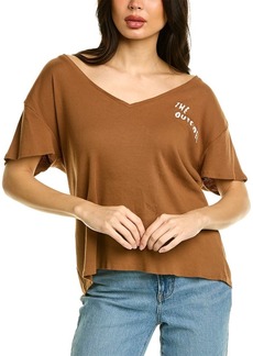 SANDRINE ROSE V-Neck T-Shirt