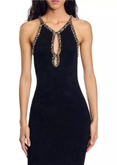 Sandro Beaded Maxi Dress