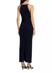 Sandro Beaded Maxi Dress