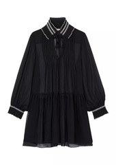 Sandro Billowy Chiffon Dress