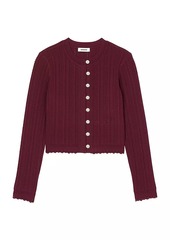 Sandro Cable Knit Cardigan