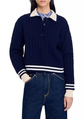 Sandro Cable Knit Jumper