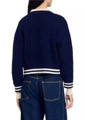 Sandro Cable Knit Jumper