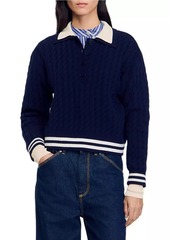 Sandro Cable Knit Jumper