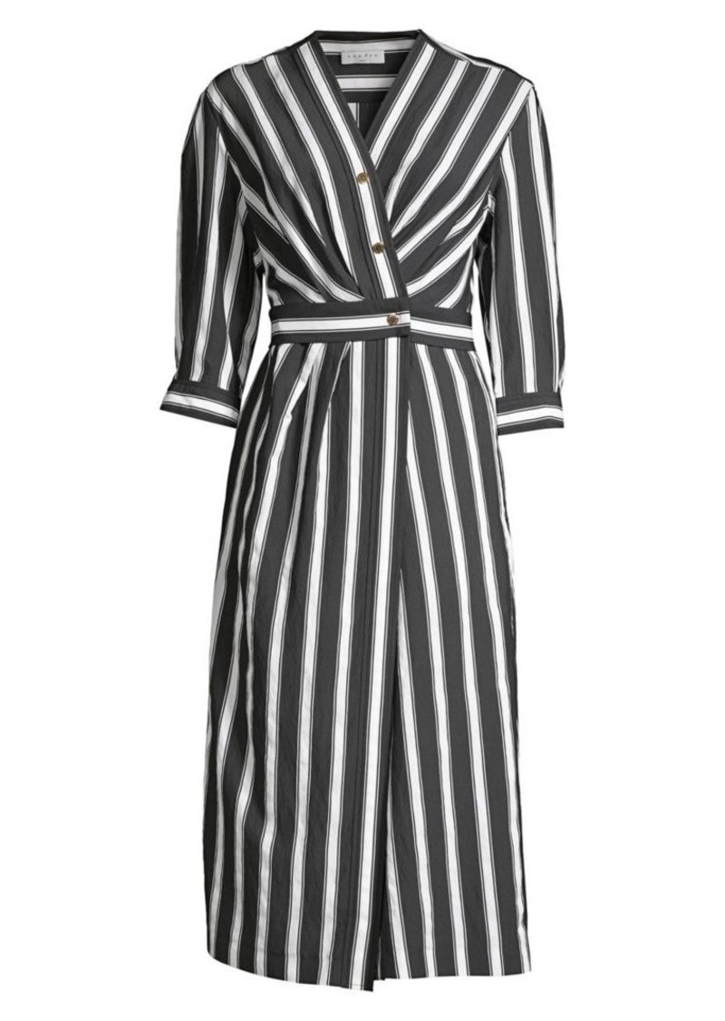 sandro wrap dress