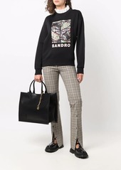 Sandro chain-embellished tote bag