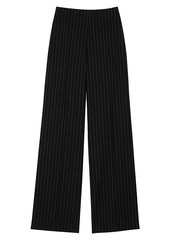 Sandro Chalk-Striped Straight-Leg Trousers