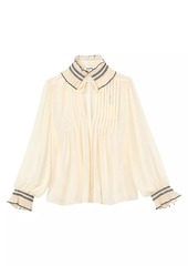 Sandro Chiffon Blouse