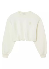 Sandro Cropped Sweatshirt