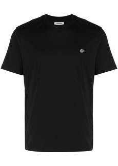 Sandro Cross-embroidered short-sleeve T-shirt