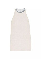 Sandro Dress with Jewelry Collar